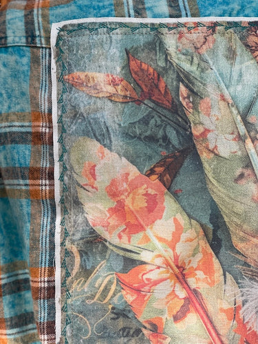 BIRDS OF A FEATHER Flared Sleeve Flannel
